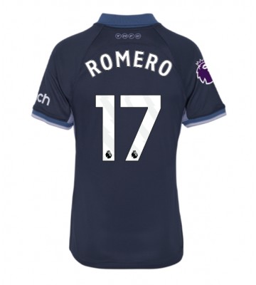 Tottenham Hotspur Cristian Romero #17 Segunda Equipación Mujer 2023-24 Manga Corta